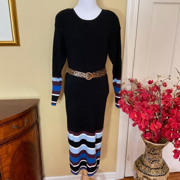 NWT Anthropologie Parvati Lightweight Sweater MIDI Dress - Picture 4 of 9